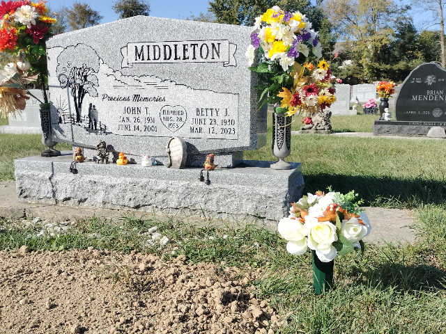 Flower delivery for Betty Jo Middleton