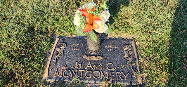 Flower delivery for Mary JoAnn Montgomery
