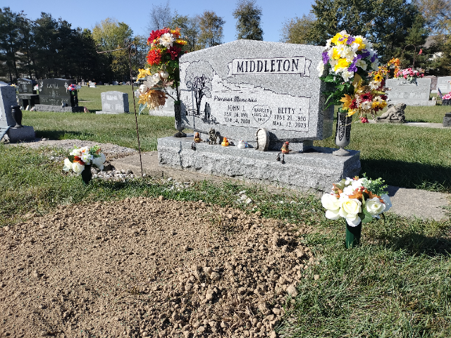 Flower delivery for Betty Jo Middleton