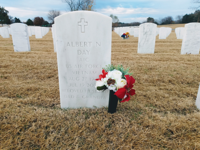 Flower delivery for Albert Newell Day