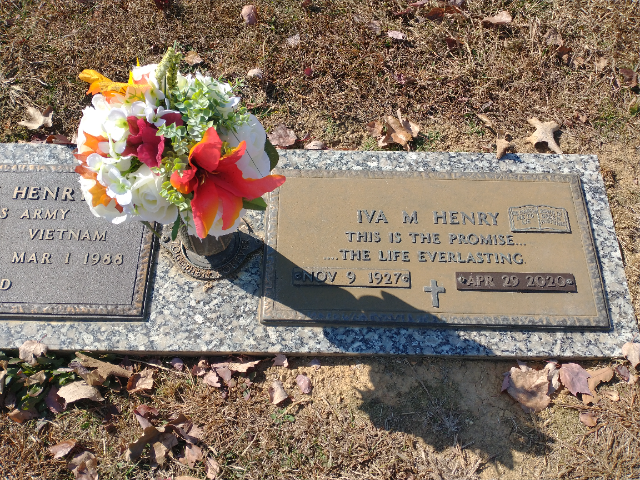 Flower delivery for Iva Mae Henry