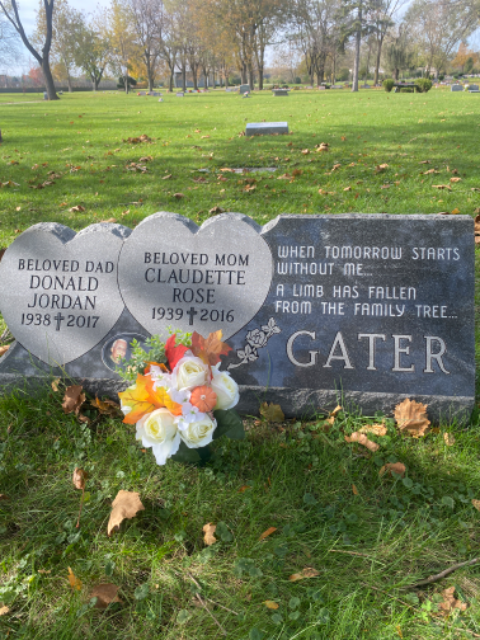 Flower delivery for Claudette Rose Gater