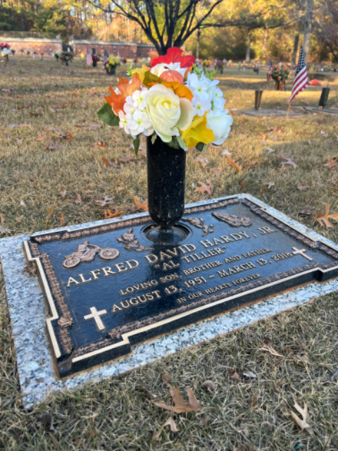 Flower delivery for Alfred David Hardy Jr