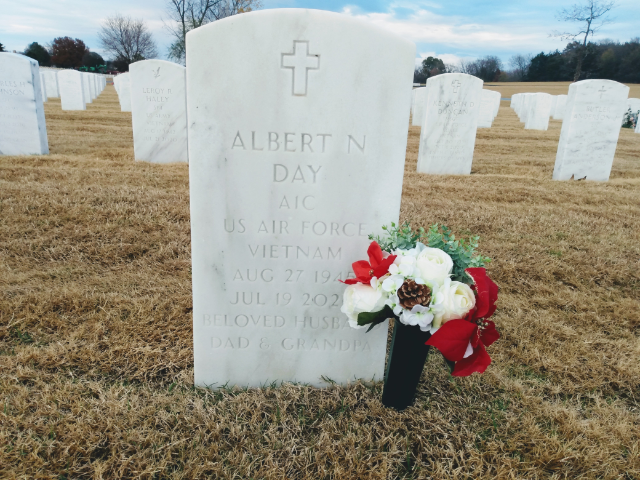 Flower delivery for Albert Newell Day