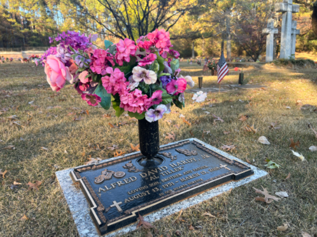Flower delivery for Alfred David Hardy Jr