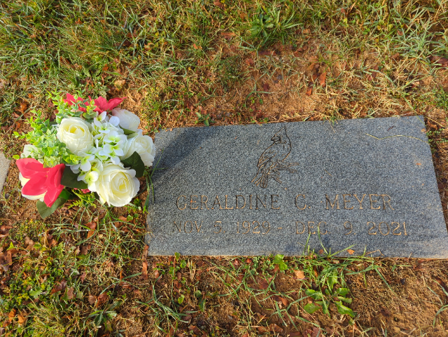 Flower delivery for Geraldine Hine Meyer