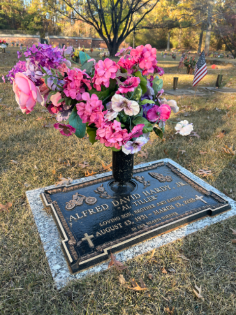 Flower delivery for Alfred David Hardy Jr