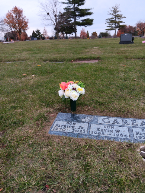 Flower delivery for Patrick A. Gareau