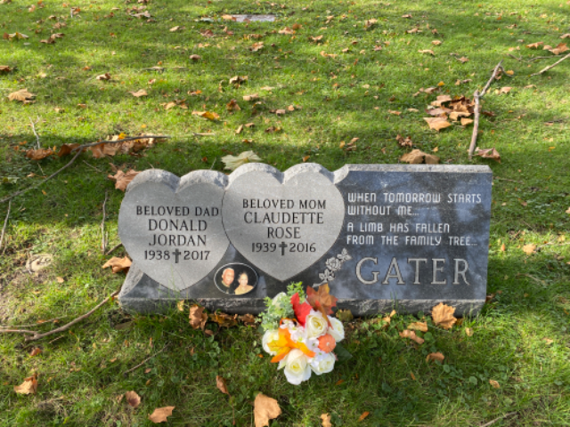 Flower delivery for Claudette Rose Gater