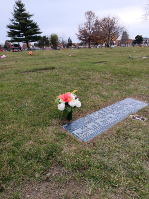 Flower delivery for Patrick A. Gareau