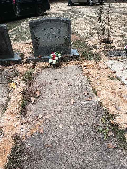 Flower delivery for John William Hunter