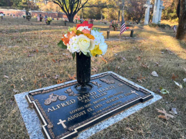 Flower delivery for Alfred David Hardy Jr