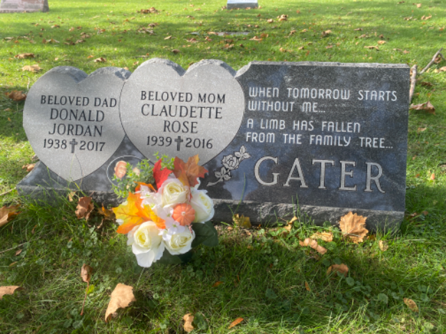 Flower delivery for Claudette Rose Gater