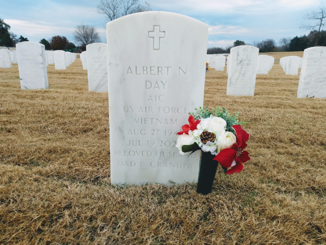 Flower delivery for Albert Newell Day