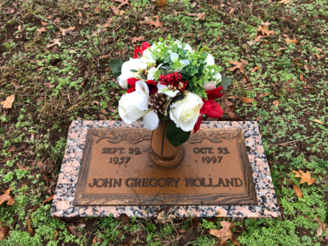 Flower delivery for John Gregory Holland