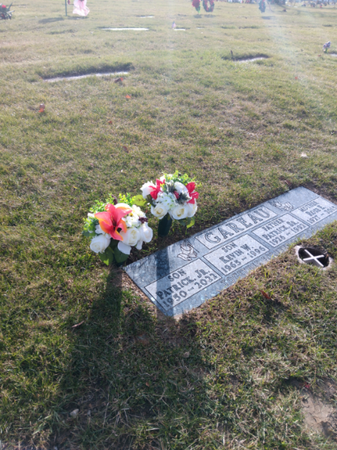 Flower delivery for Patrick A. Gareau