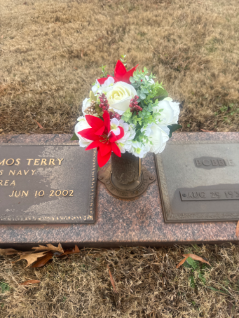 Flower delivery for John and Bobbie Amos/Jo Terry