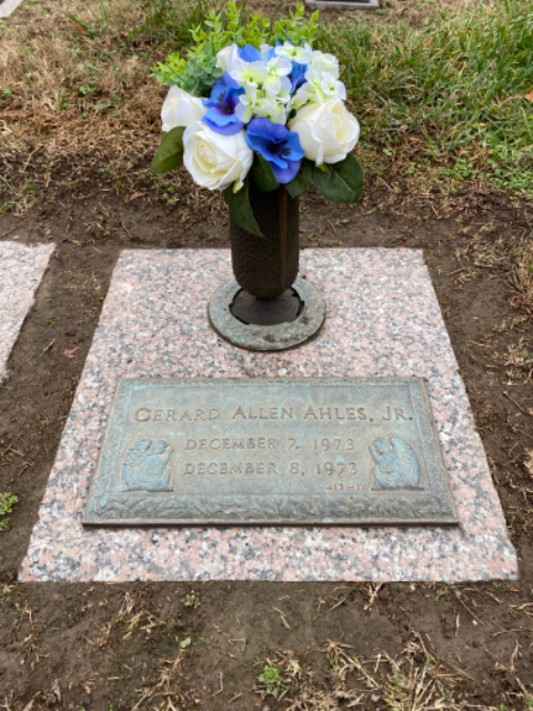 Flower delivery for Gerard Allen Ahles, Jr.