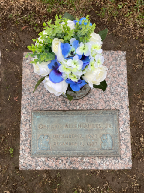 Flower delivery for Gerard Allen Ahles, Jr.