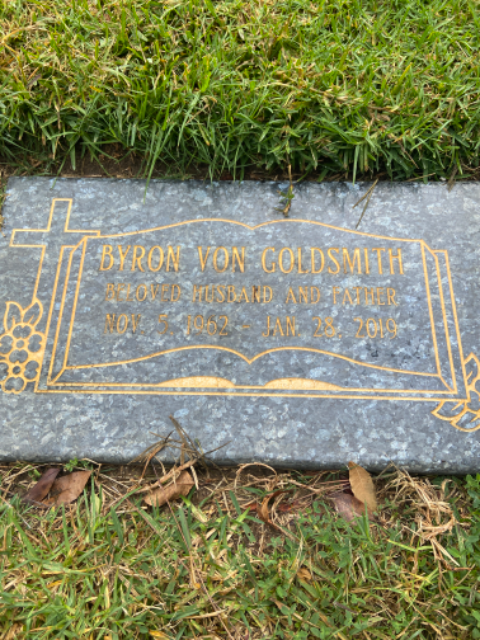 Flower delivery for Byron Von Goldsmith