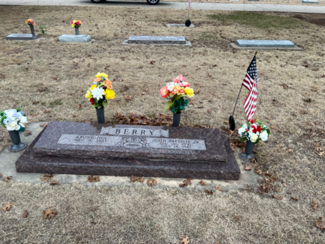 Flower delivery for John Baptiste Berry