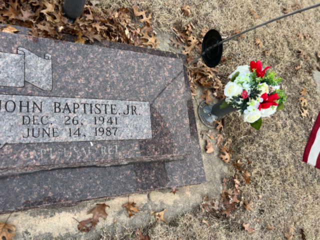 Flower delivery for John Baptiste Berry