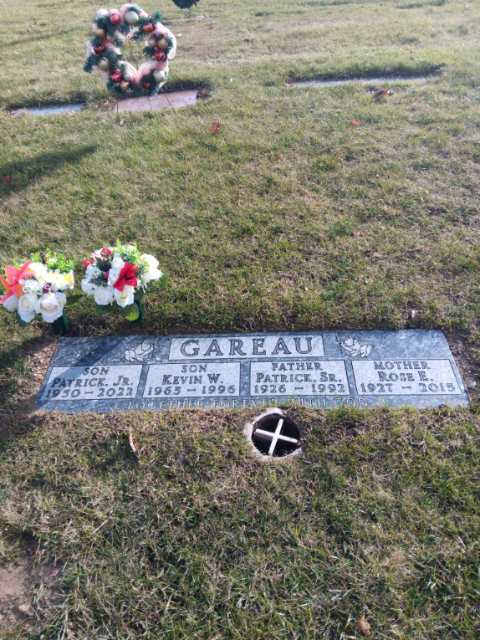 Flower delivery for Patrick A. Gareau