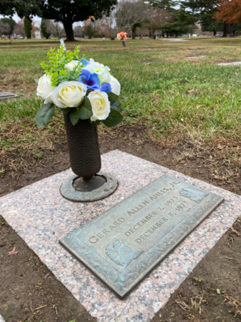 Flower delivery for Gerard Allen Ahles, Jr.