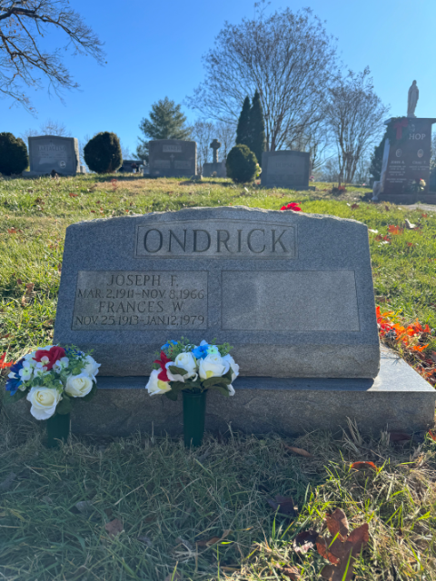 Flower delivery for Frances Marie Ondrick