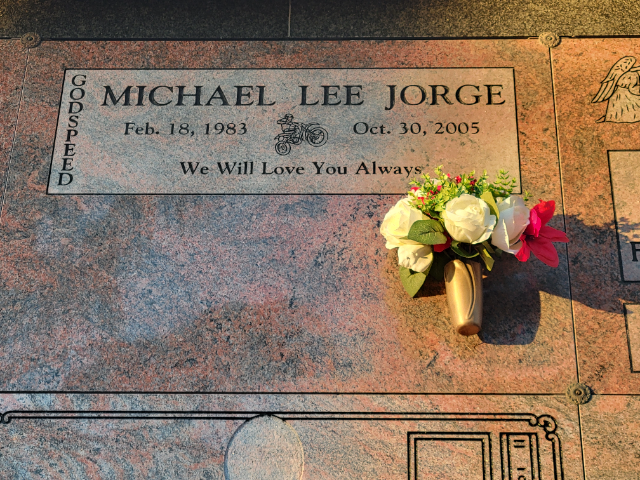 Flower delivery for Michael Lee George