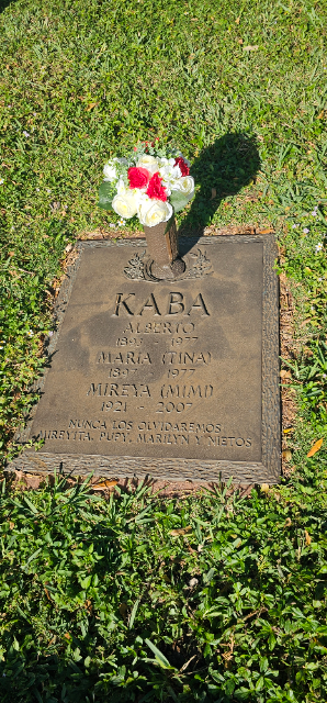 Flower delivery for Alberto Kaba