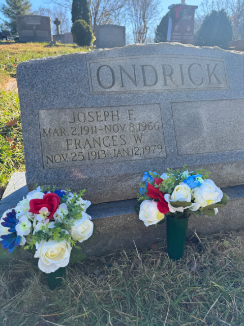 Flower delivery for Frances Marie Ondrick