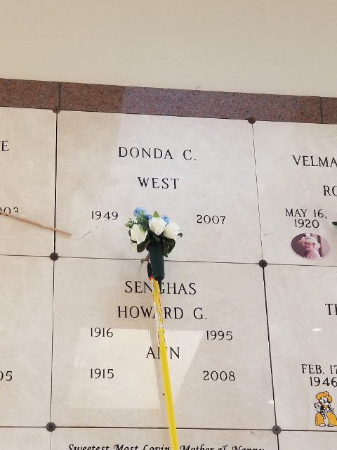 Flower delivery for Donda C. West