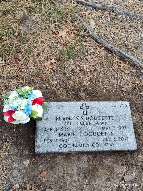 Flower delivery for Francis S Doucette