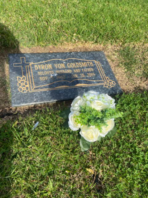 Flower delivery for Byron Von Goldsmith