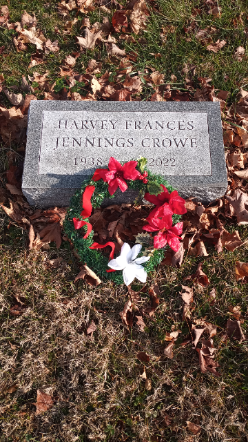 Flower delivery for Harvey Frances Crowe