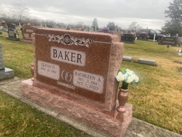 Flower delivery for Kathleen A. Baker