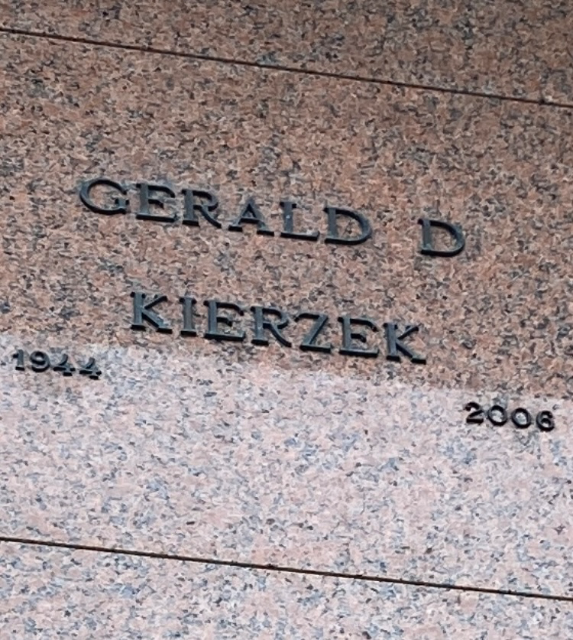 Flower delivery for Gerald David Kierzek