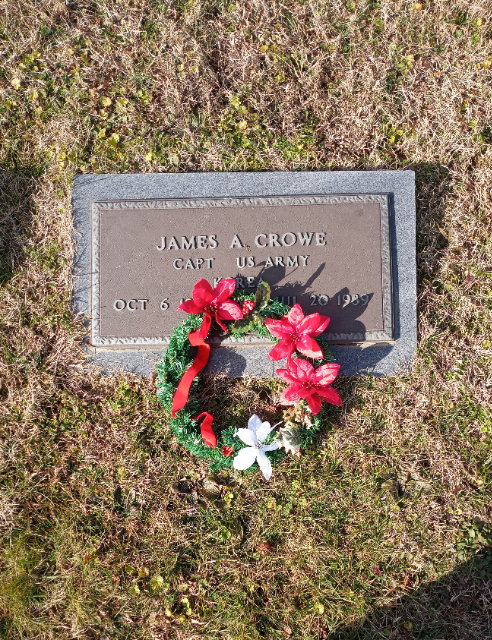 Flower delivery for James Albert Crowe