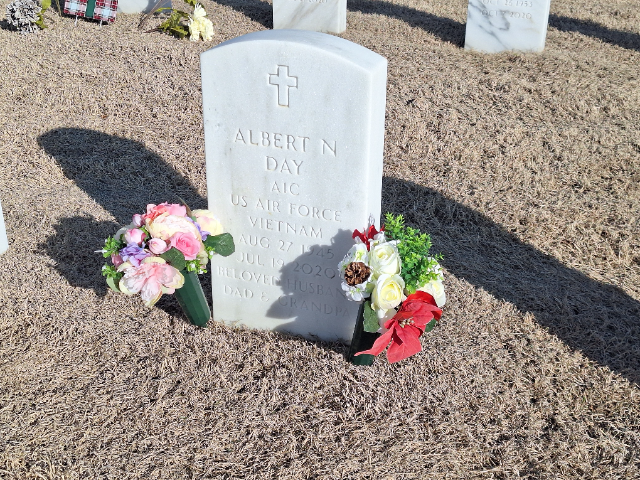 Flower delivery for Albert Newell Day