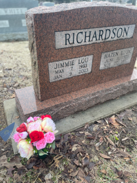 Flower delivery for Jimmie Lou Richardson
