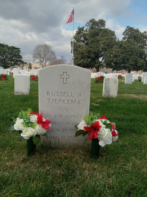 Flower delivery for Russell A. Tjepkema