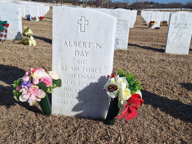 Flower delivery for Albert Newell Day