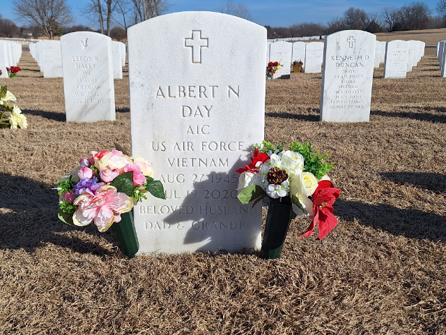 Flower delivery for Albert Newell Day