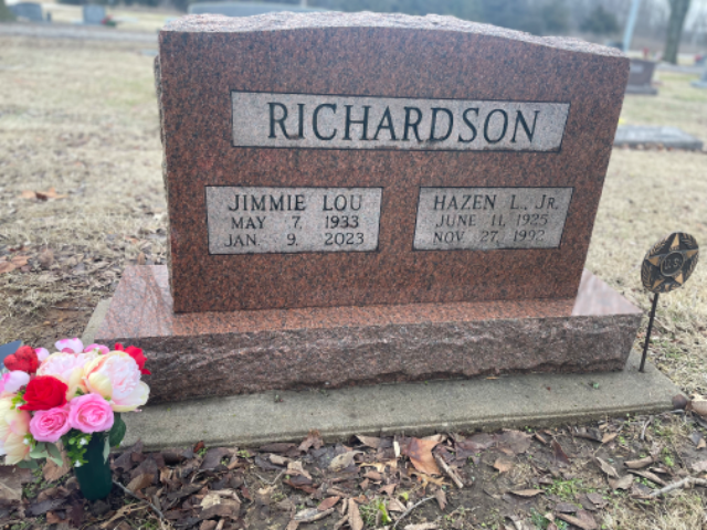 Flower delivery for Jimmie Lou Richardson