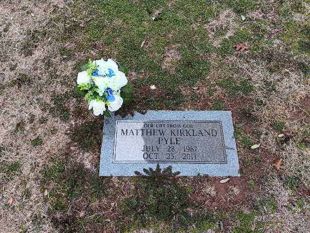 Flower delivery for Matthew Kirkland Pyle