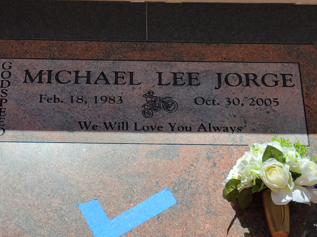 Flower delivery for Michael Lee George