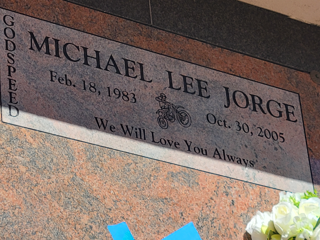 Flower delivery for Michael Lee George