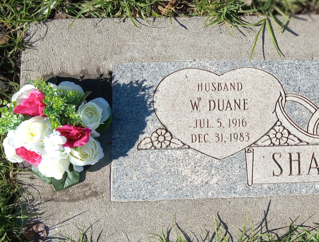 Flower delivery for W Duane Shafer