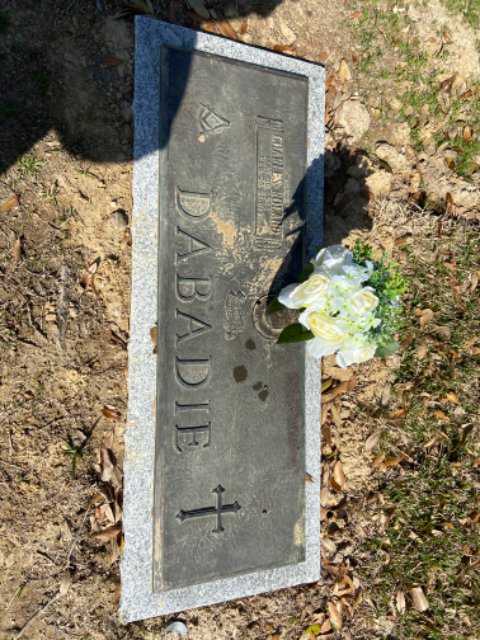 Flower delivery for Charles Roland Dabadie